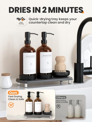 [Luxury] Kitchen Soap Dispenser Set view 2