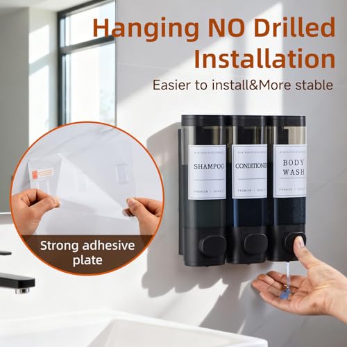 Shampoo and Conditioner Dispenser Shower view 5