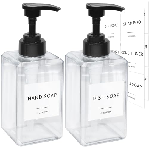 Clear Soap Dispenser with Waterproof