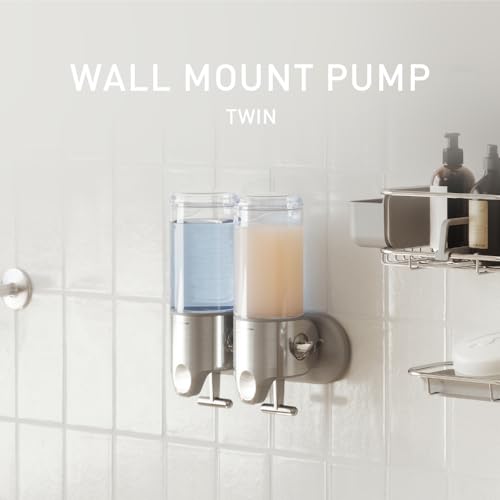 simplehuman Wall Mount Pumps Twin view 3