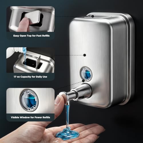 Gorlary Commercial Soap Dispenser Wall view 2