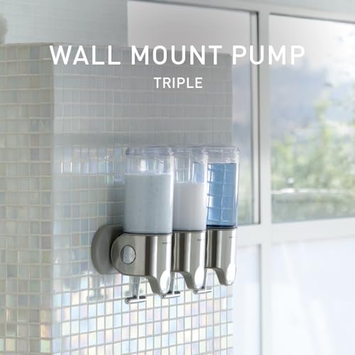 simplehuman Triple Wall Mount Pumps view 3