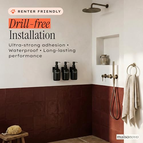 MaisoNovo Shampoo and Conditioner Dispenser|Refillable view 5