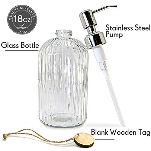 JASAI 18 Oz Clear Glass view 2
