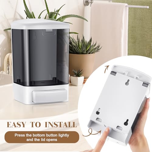 Hushee 4 Pcs Plastic Wall view 3