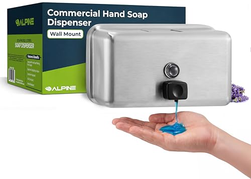 Alpine Commercial Wall-Mounted Soap Dispenser