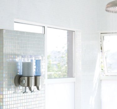 simplehuman Triple Wall Mount Pumps view 2