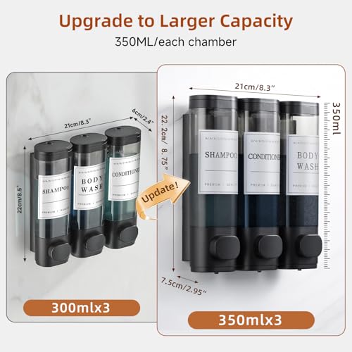 Shampoo and Conditioner Dispenser Shower view 2
