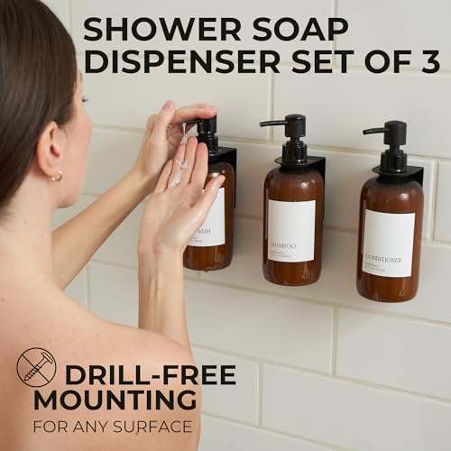 Stylish Shampoo and Conditioner Dispenser view 2