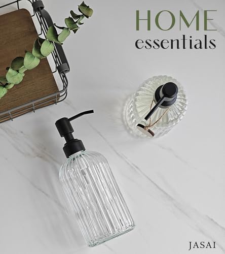 JASAI 18Oz Simple Glass Soap view 5