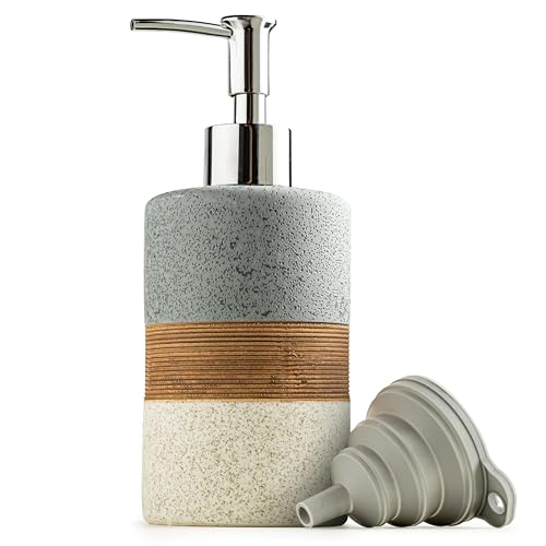 Cormomu Ceramic Soap Dispenser Set