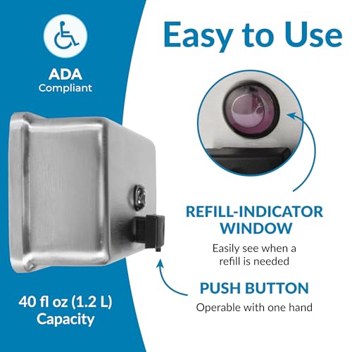 Bobrick Surface-Mounted Soap Dispenser - view 3