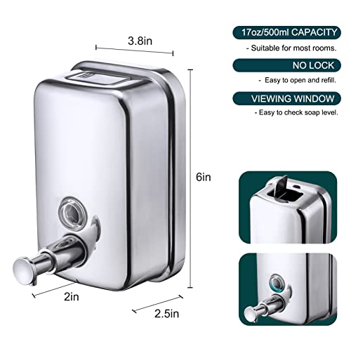 VANNSOO Commercial Soap Dispenser Wall view 4