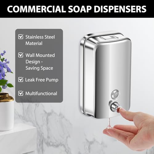 4 Pack Commercial Soap Dispenser view 3