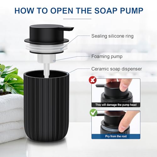 Ceramic Foaming Soap Dispenser 12 view 3