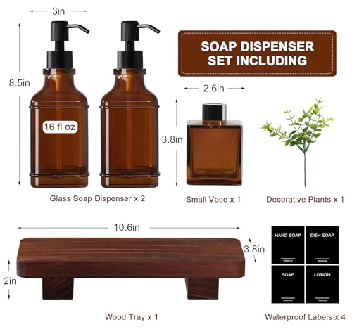 Modern Kitchen Soap Dispenser Set view 2