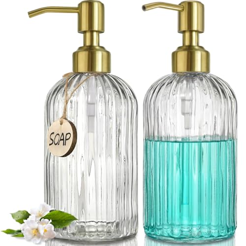 JASAI 2PACK 18Oz Fluted Glass
