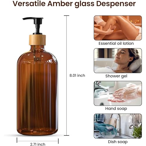 Sunrise Premium Amber Glass Soap view 3