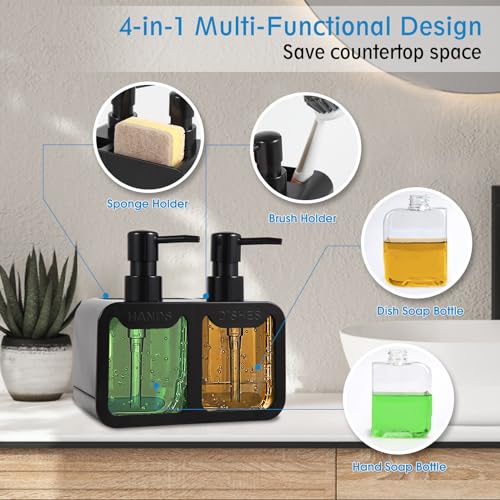 Kitchen Soap Dispenser Set with view 2