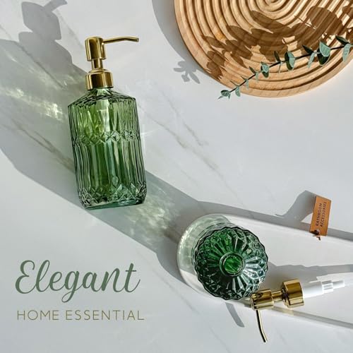 JASAI 18Oz Green Glass Soap view 5