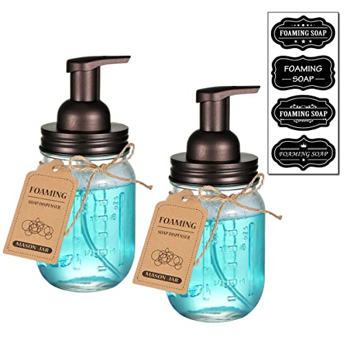 Amolliar Mason Jar Foaming Soap view 2