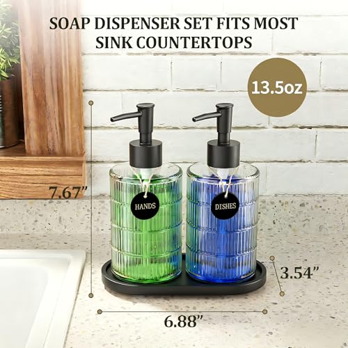 MASADI Soap Dispenser Set with view 2
