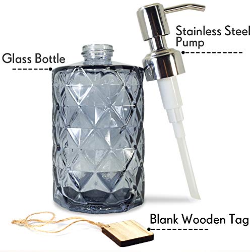 JASAI Diamond Design Glass Soap view 2
