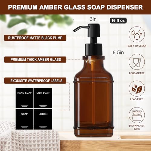 Modern Kitchen Soap Dispenser Set view 3
