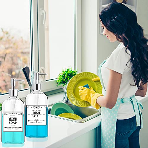 Clear Soap Dispenser with Rust view 5